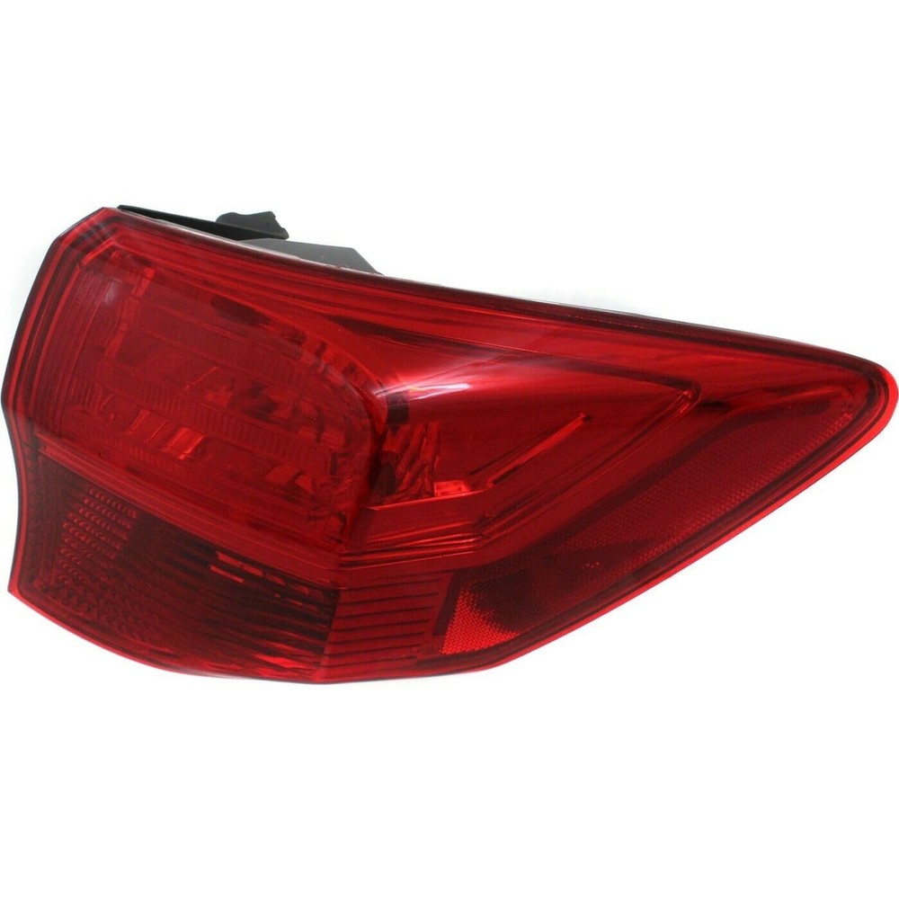Tail Light Assembly Outer Right Passenger Side Red Lens with Bulb Lamp