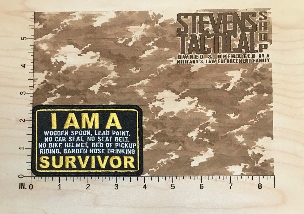 I Am A Survivor "Old School" Patch