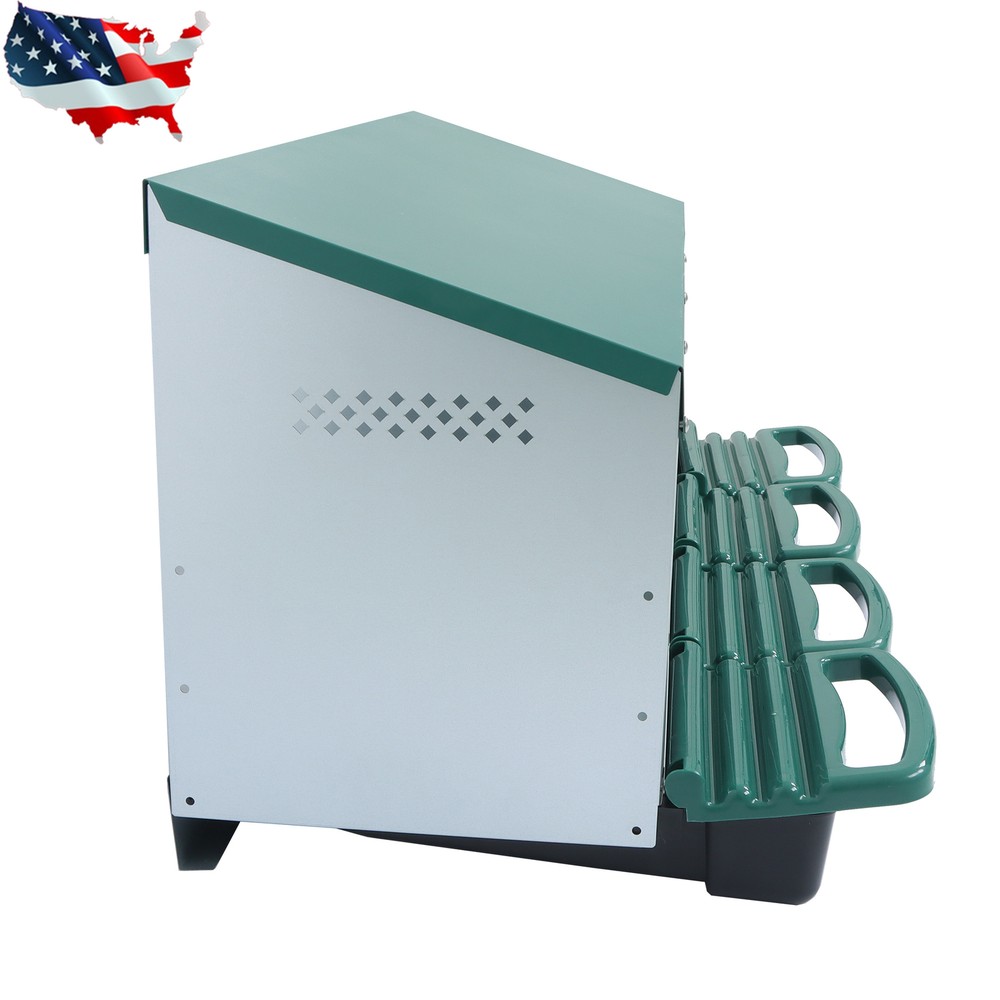 Chicken Nesting Boxes 4 Hole Metal Chicken Egg Laying Nesting Box With Perch