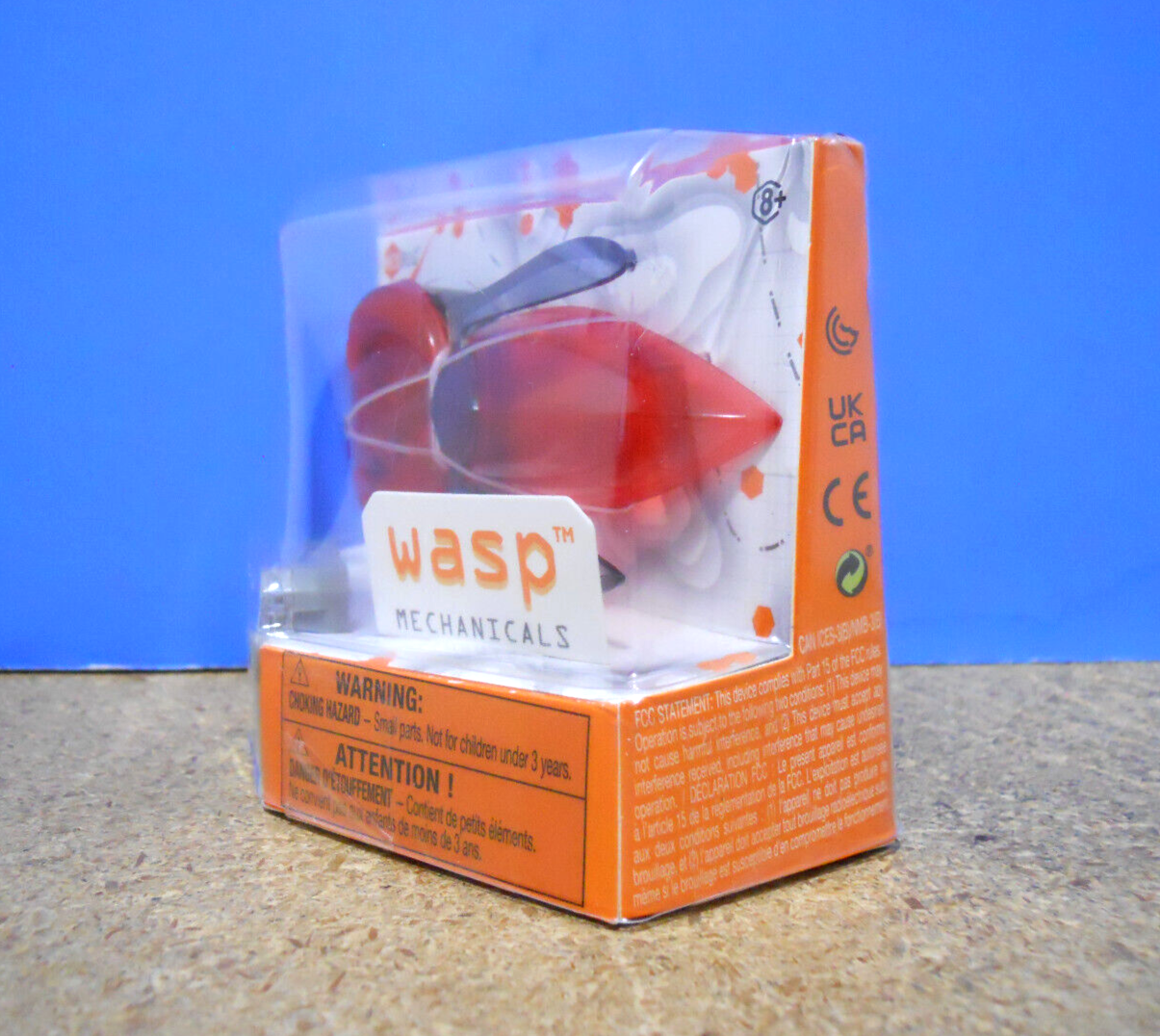 Hexbug Micro Robotic Creatures Wasp Mechanicals Red R/C Remote Controlled New!