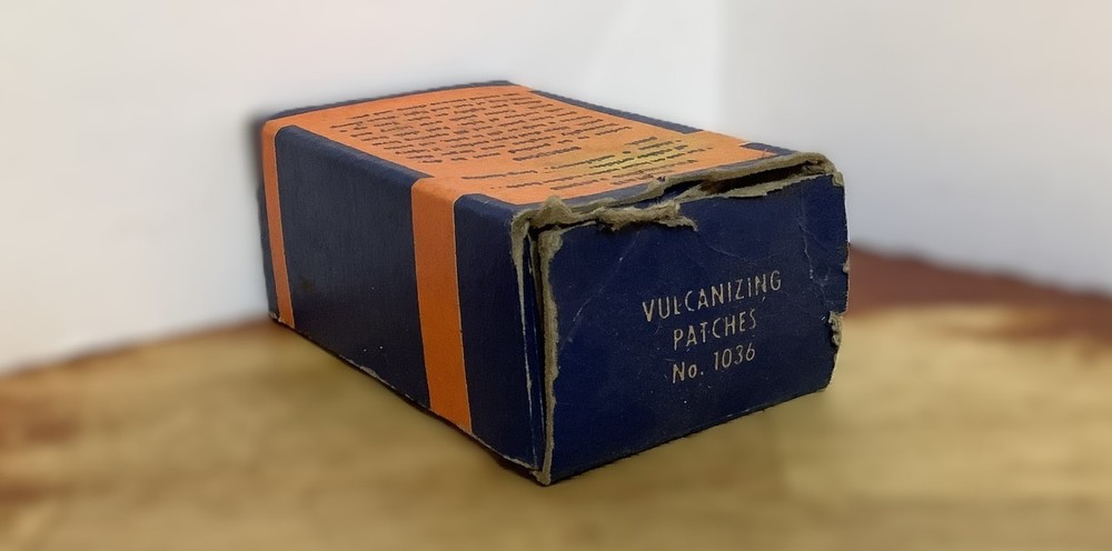 Vintage Allstate Vulcanizing Patches Box - Empty