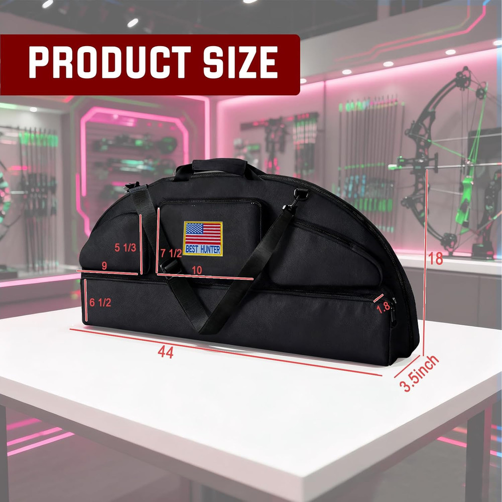 Compound Bow Case - Waterproof Lightweight Soft Padded Bow Case, 3 Multipurpose
