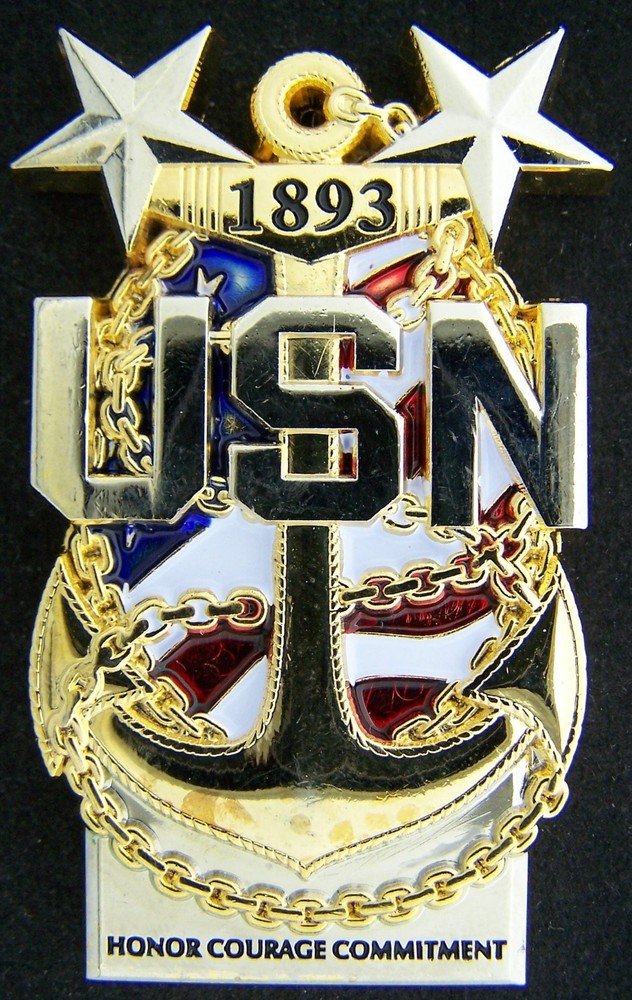 Navy Chief CMDCM Zack Pryor Challenge Coin