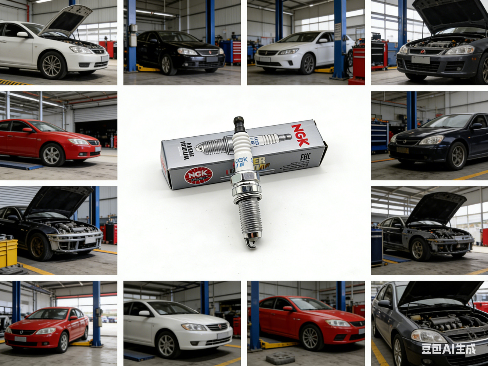 Set of 4 NGK 95710 Laser Iridium Spark Plugs DILZKR7B11GS fits Honda Acura New