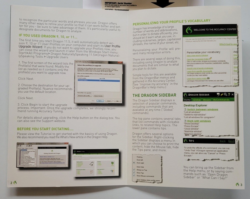 Dragon NaturallySpeaking Home 11.5 Speech Recognition Software - No Box/Headset