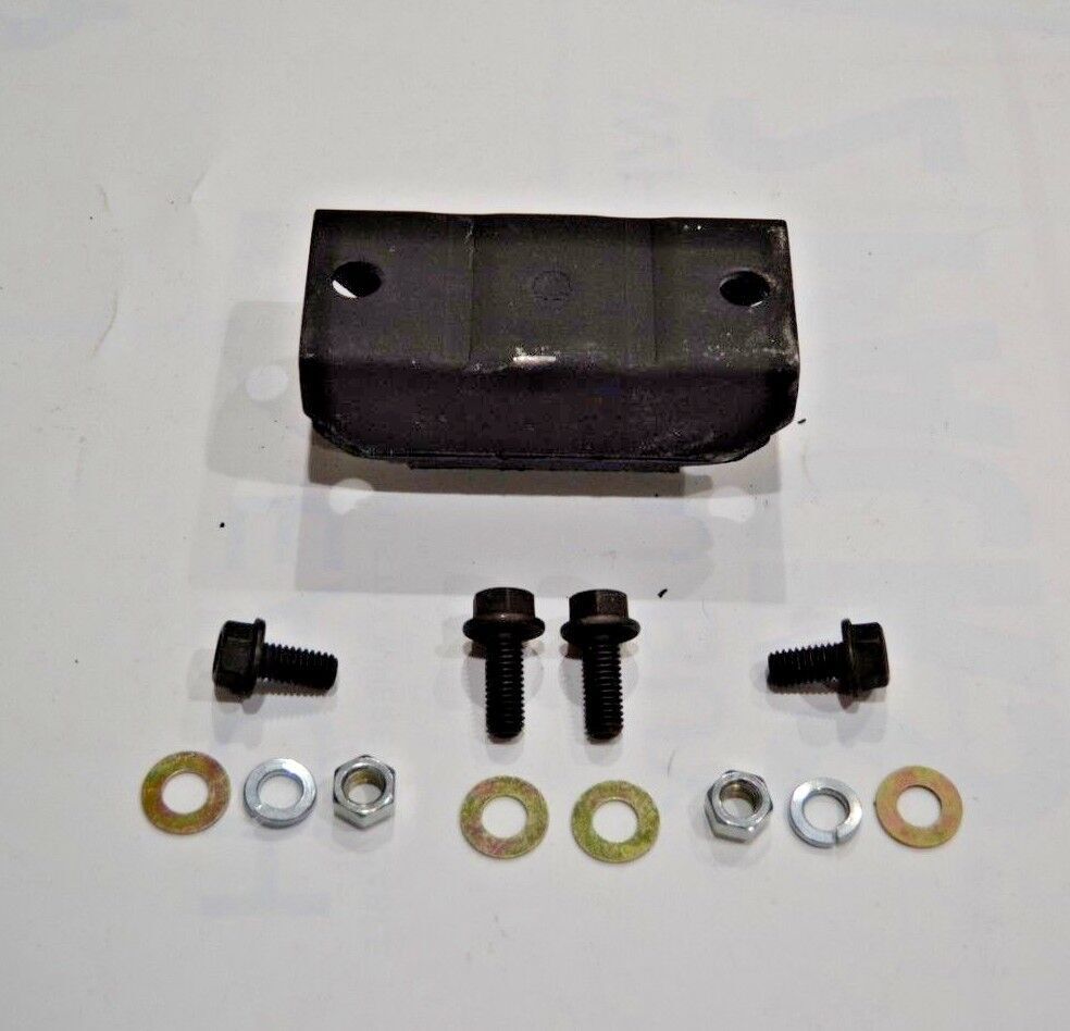 Turbo 350 Transmission Mount Rubber HARDWARE Included TH350 TH-350 bolts include