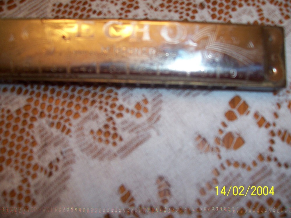 The Echo Harp Germany M. Hohner Harmonica With Box