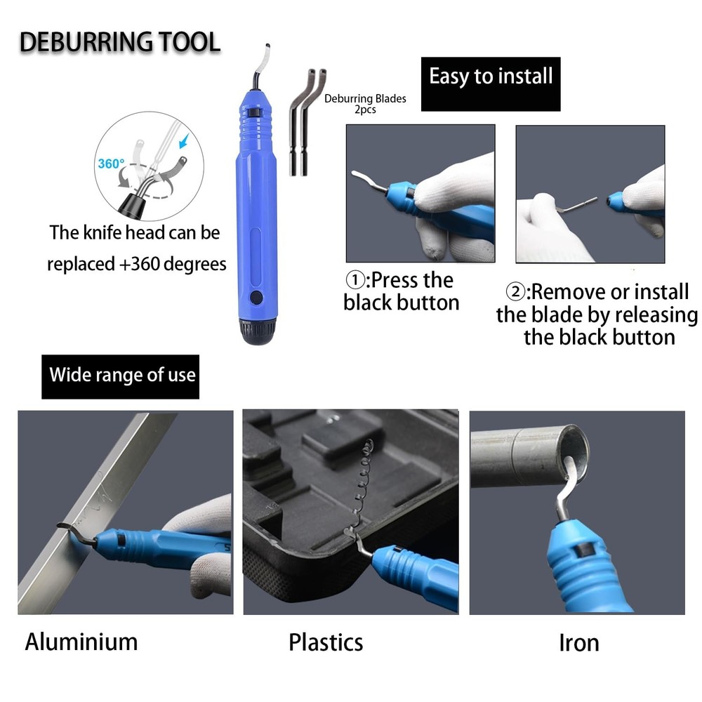 3D Printer Tool Kit, 32Pcs Printing Deburring Kit Box-2