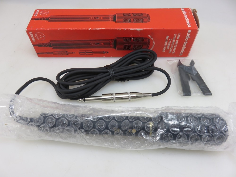 Audio Technica AT9100 Low Impedance Unidirectional Dynamic Microphone Japan Made