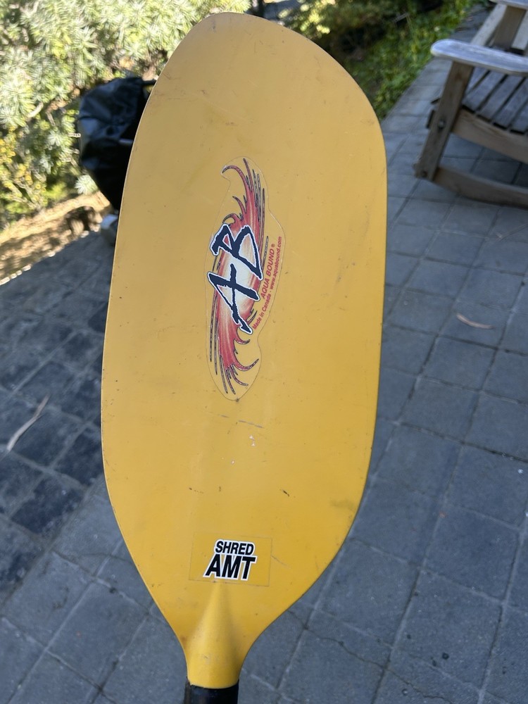 Island Waveski surf kayak with paddle