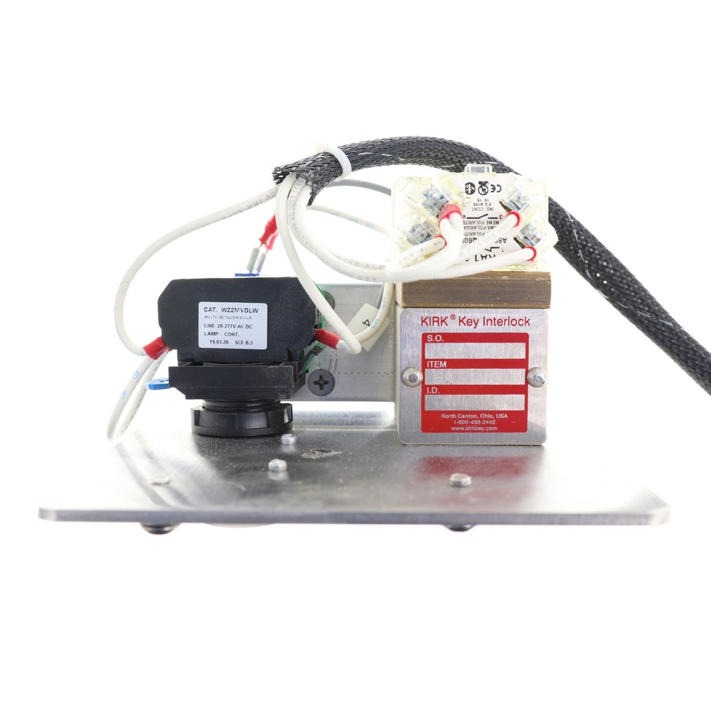 KIRK S019-37272 KEYED INTERLOCK CONTROL PANEL, SOLID BRASS