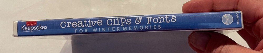 Creating Keepsakes: Fresh Fonts (CD-ROM) Creative Clips & Fonts (2 CDs) NEW!!!!