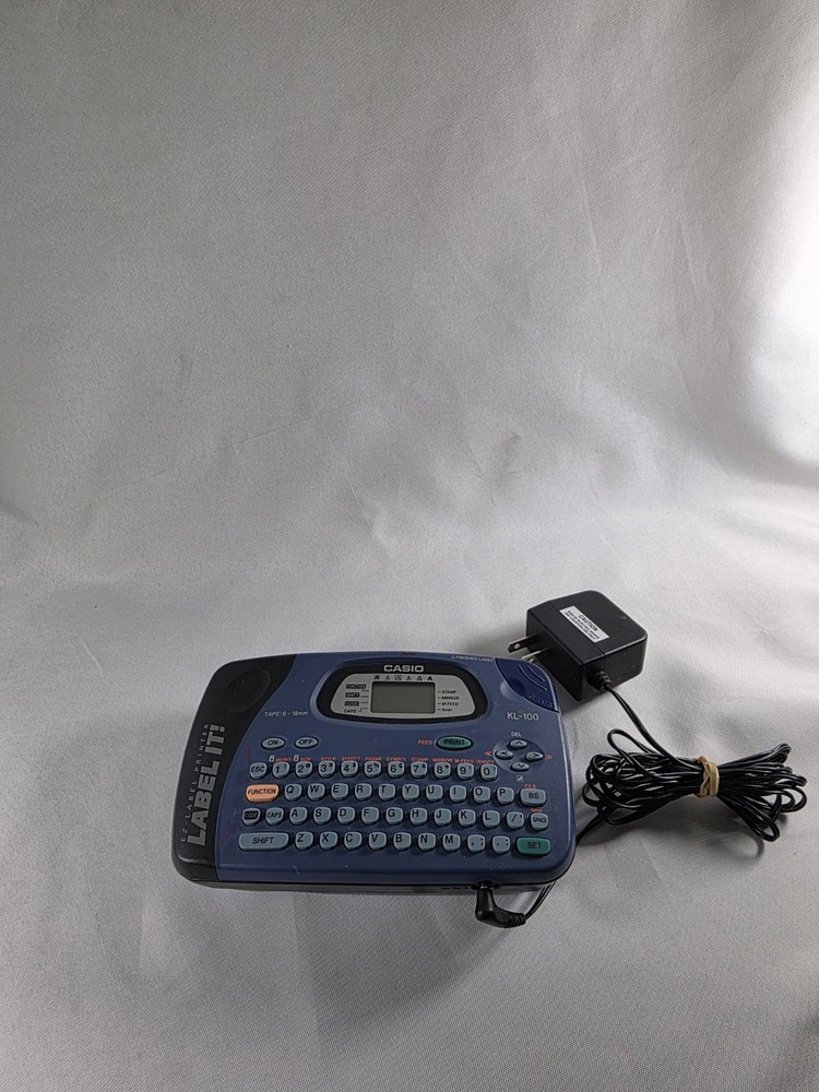 Casio EZ-Label Printer Blue KL-100 Label It!