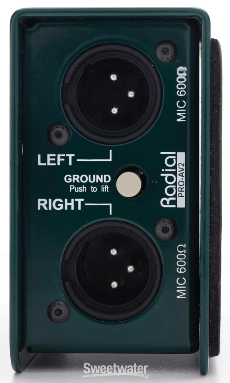 Radial ProAV2 2-channel Passive A/V Direct Box