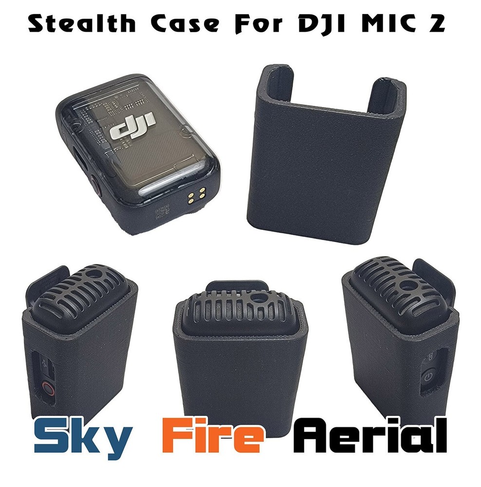 Stealth Case Cover For DJI Mic 2 Wireless Microphone (1 Pair)