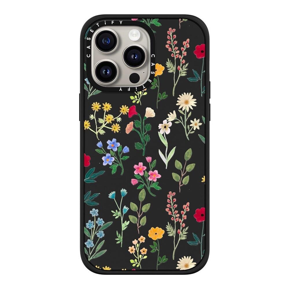 CASETiFY Impact Case iPhone 15 Pro Max Flower Prints Spring Botanicals Matte