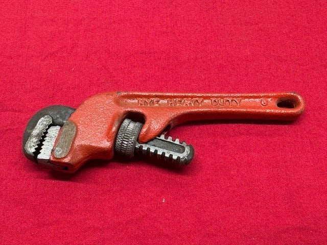 NYE Tool Heavy Duty Offset Pipe Wrench, 6", 3/4" Capacity, Steel  Vintage!