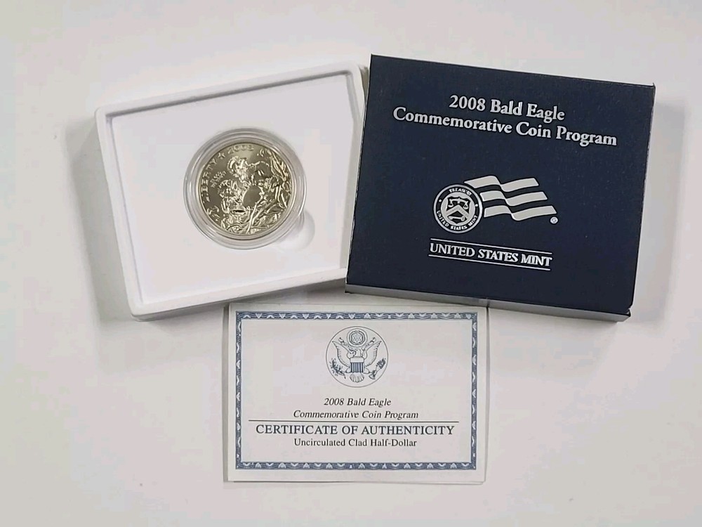 2008 Bald Eagle Half Dollar Commemorative US Mint Coin Uncirculated