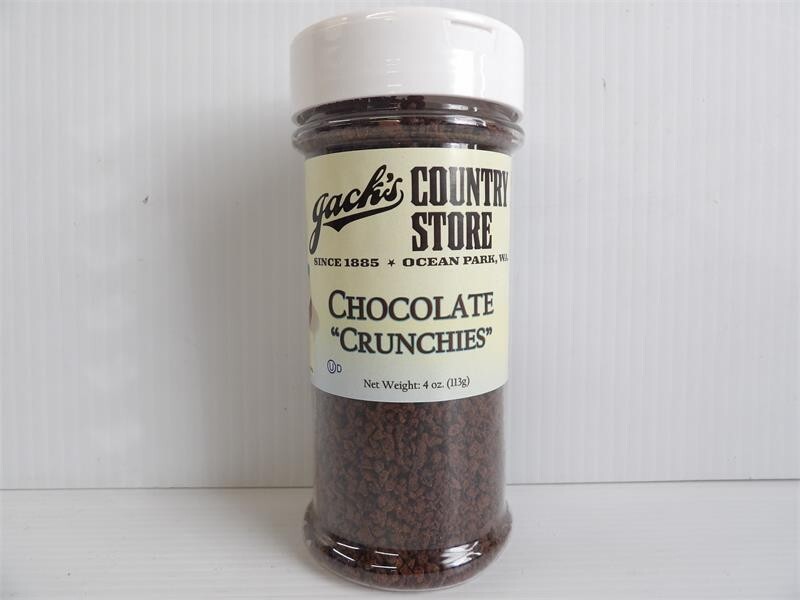 Jack's Chocolate "Crunchies", 4 oz.