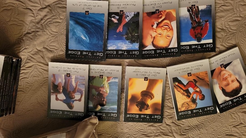 ANTHONY ROBBINS TWO SETS "GET THE EDGE"