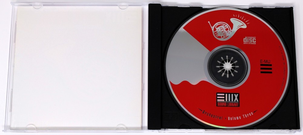 E-MU Systems Sound Library Volume 3 Orchestral Sample Library Sampling CD 1994
