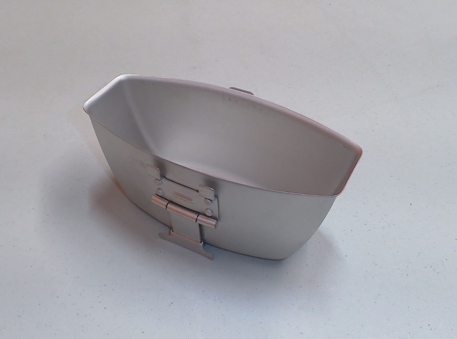 Vintage Vietnam Era 1972 USGI WYOTT Stainless Steel Arctic Canteen Cup w/ Handle