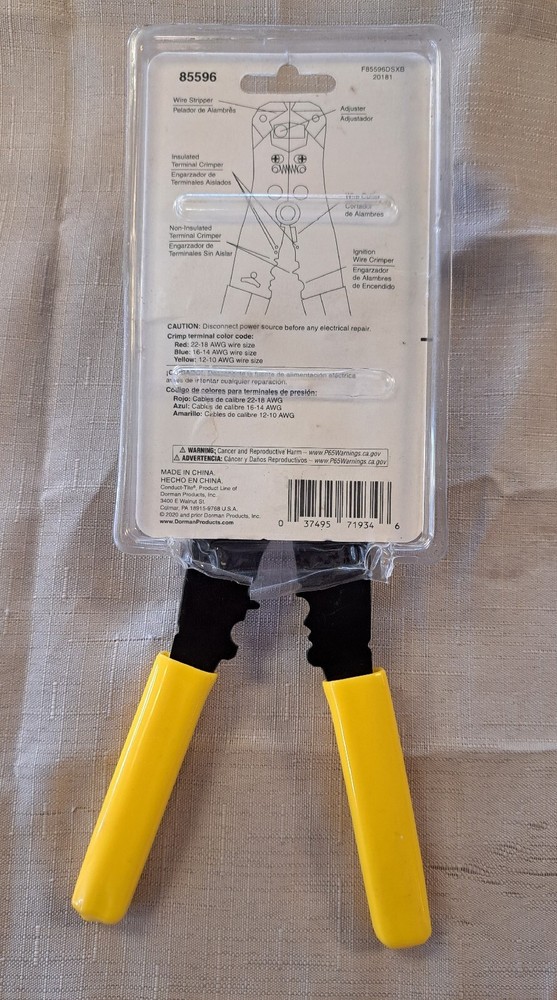 Dorman - Conduct-Tite Electrical Wire Stripper/Crimper Self-Adjusting 85596