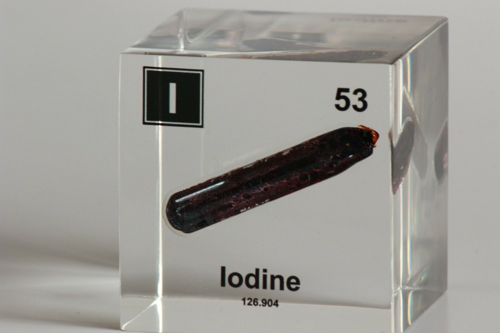 Iodine Element - Acrylic Element Cube