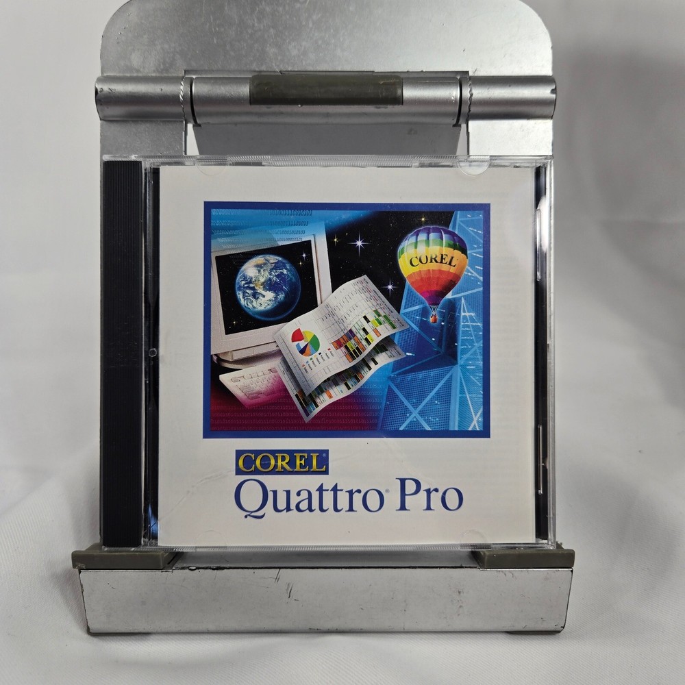 Open Box Corel Quattro Pro Spreadsheet Graphics Software Windows 3.5" Floppy +CD
