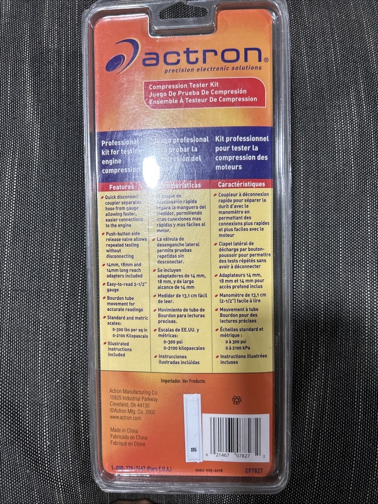 Actron Compression Tester Kit (CP7827)
