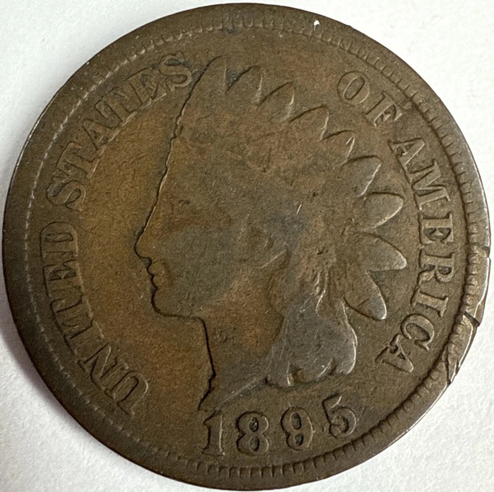1895 Indian Head Cent Exact Coin Imaged #IND825