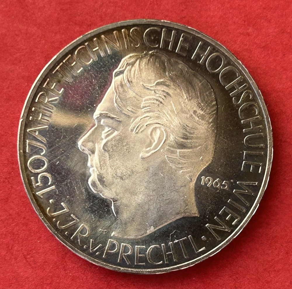 1965 Austria 25 Schilling Silver Coin