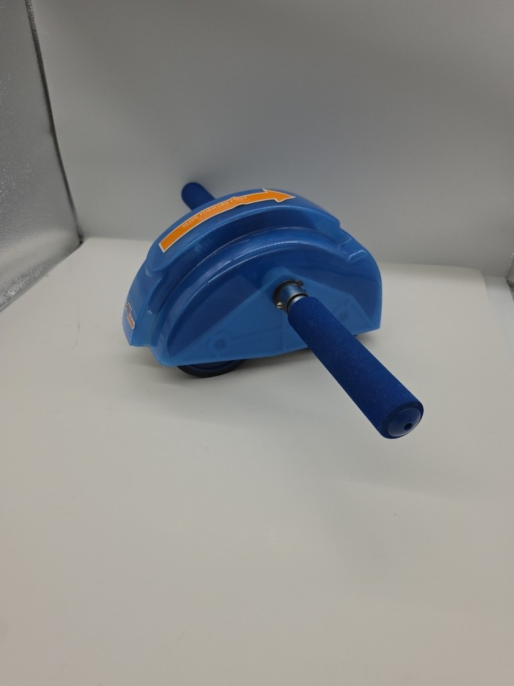 Original Ab Slide Abdominal Roller Workout Exercise Machine Blue Vintage
