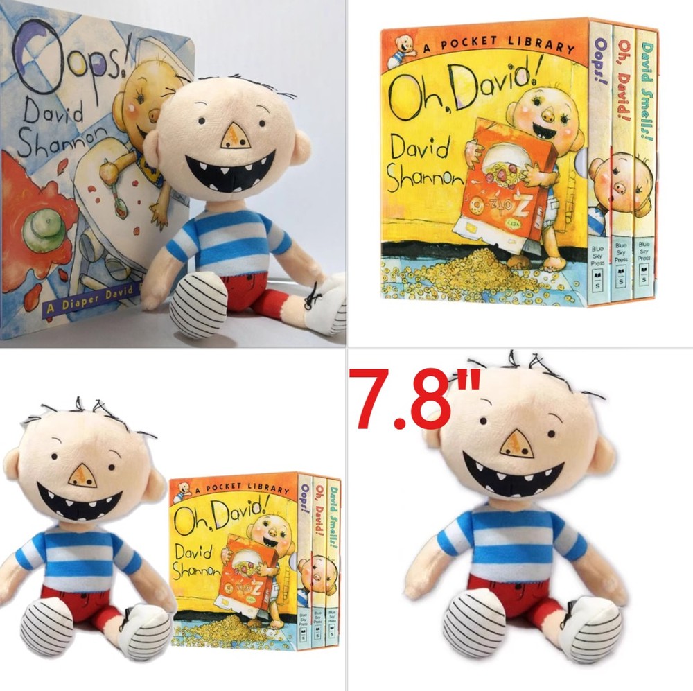 David Shannon Sidekicks David Plush Doll Kid Handwritten Book Collectible