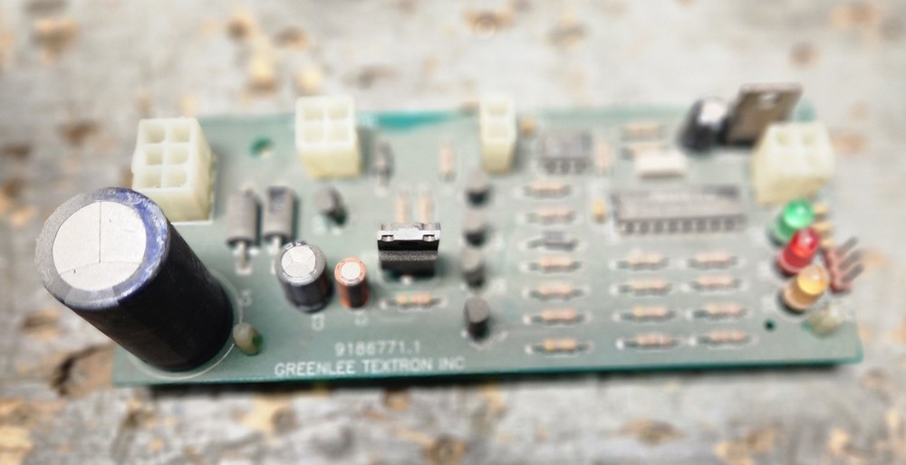 Greenlee Textron 9186771.1 Control Board Replacement