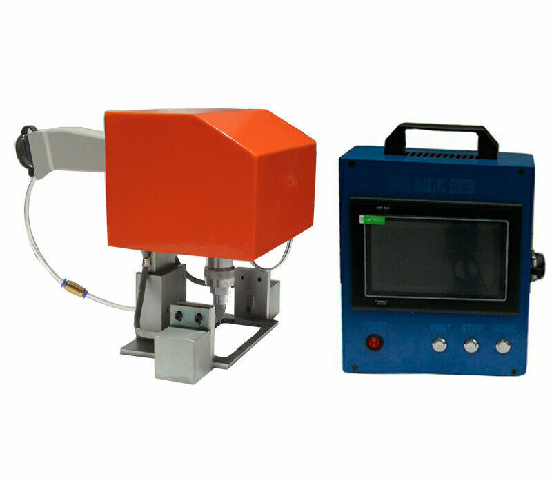Portable Pneumatic Dot Peen Marking Machine Dot Matrix Print Marking 80*40MM