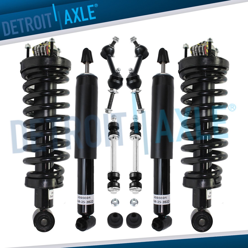 Front Strut w/ Coil Spring Rear Shock Absorbers Sway Bars Ford Crown Victoria