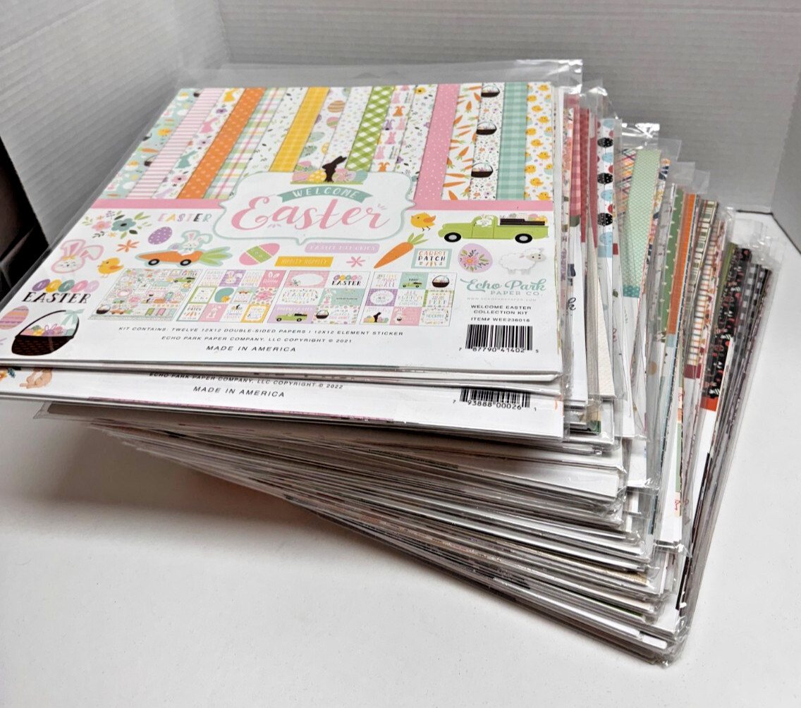 Echo Park Scrapbooking Collection Kit 12 x 12 YOU CHOOSE - FREE SHIPPING