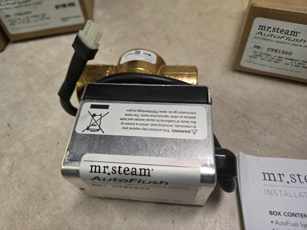 Mr Steam AutoFlush CT81500 Automatic Gravity Drain System (New Open Box)