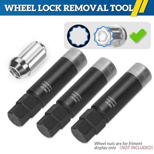 10 Spline Lug Nut Socket,Nut Socket Compatible with Bimecc 10-Spline 3 Pieces