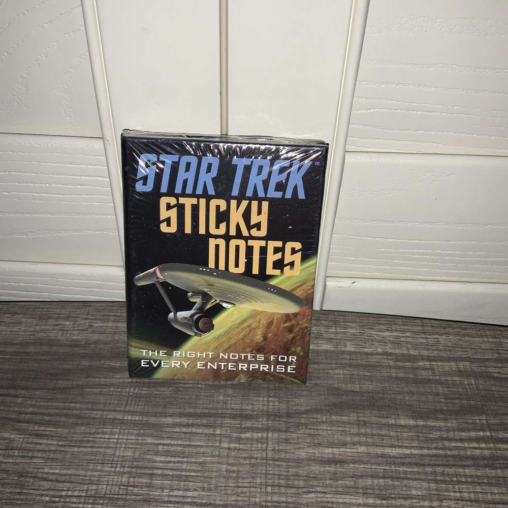 STAR TREK STICKY NOTES- The Right Notes For Every Enterprise - Sealed