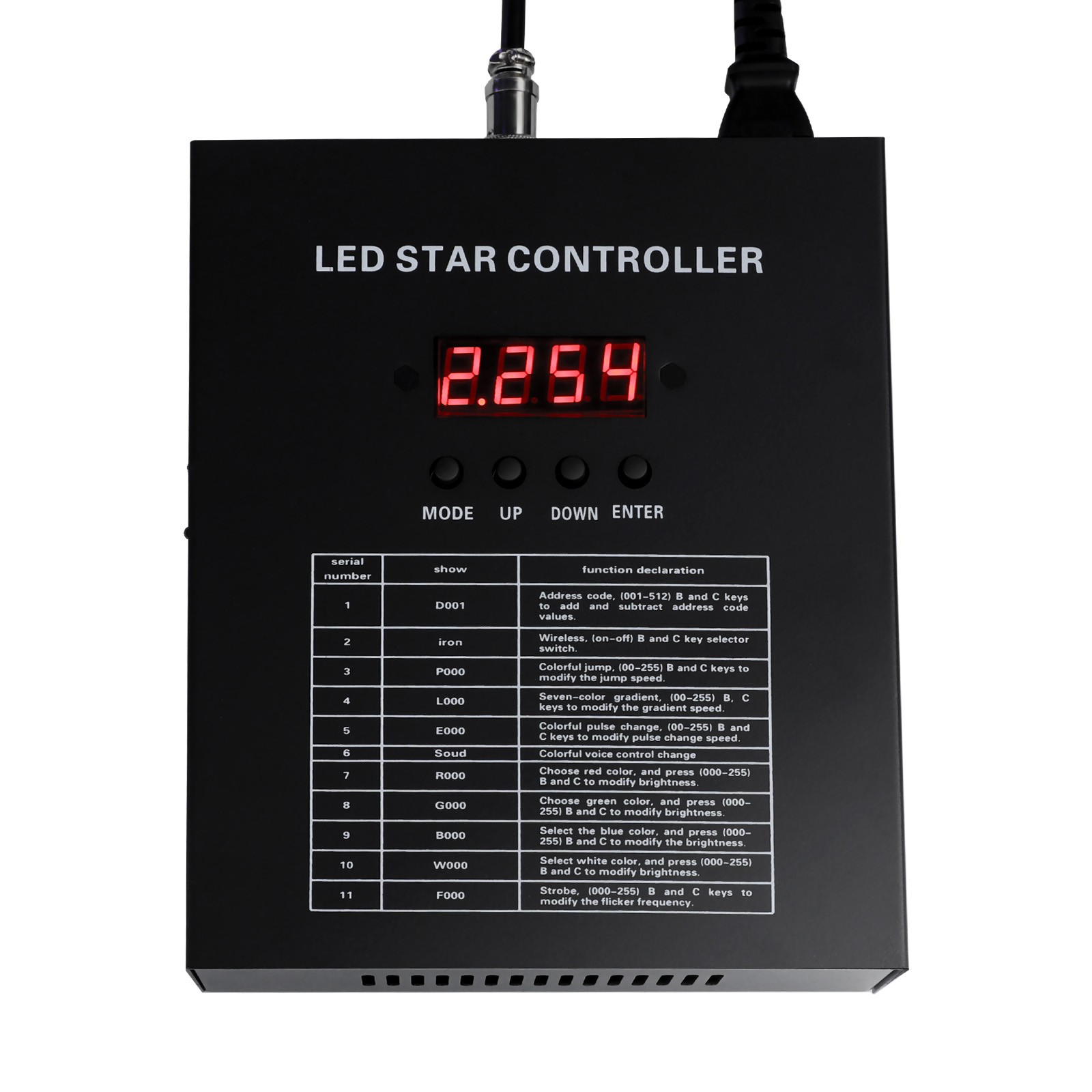 LED Star Stage Backdrop Star Curtain DMX512 Background Starry Sky W/ Controller