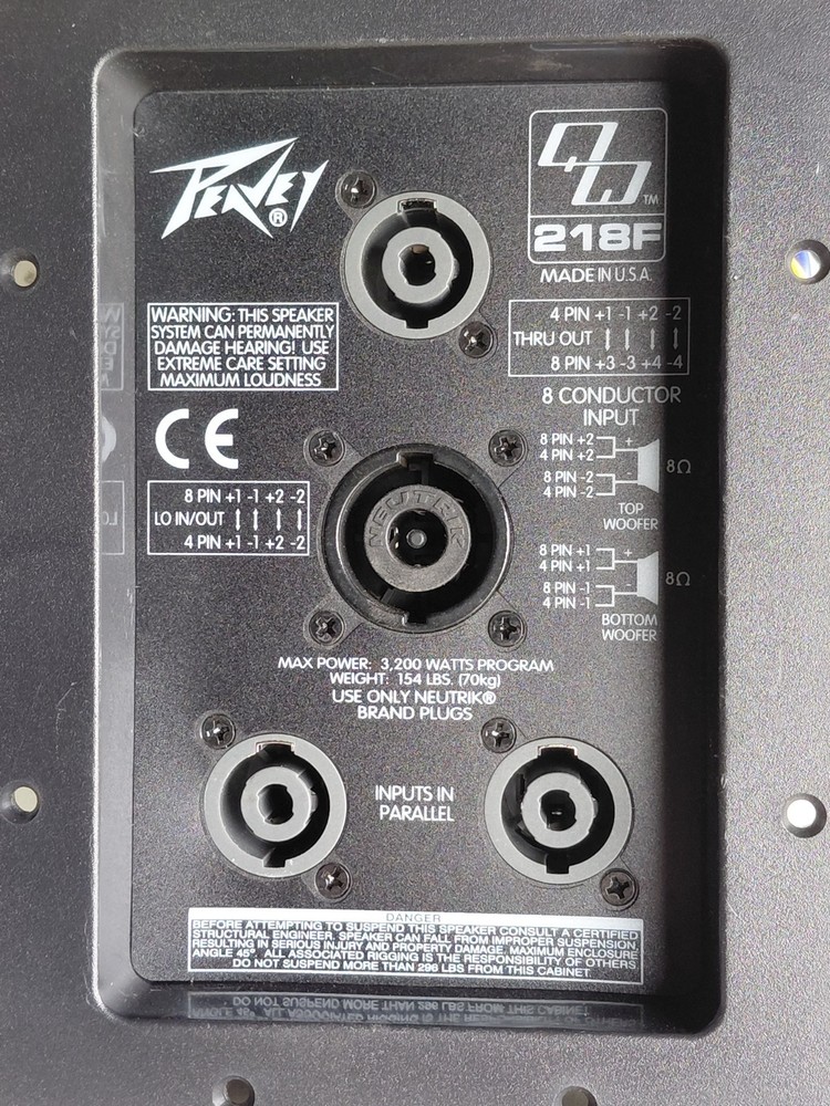 Peavey Crossover - Factory Replacement For QW 218