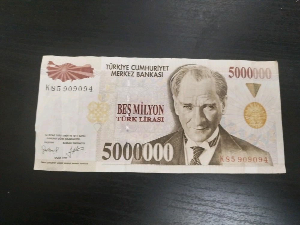 Turkey 5 Million Lira