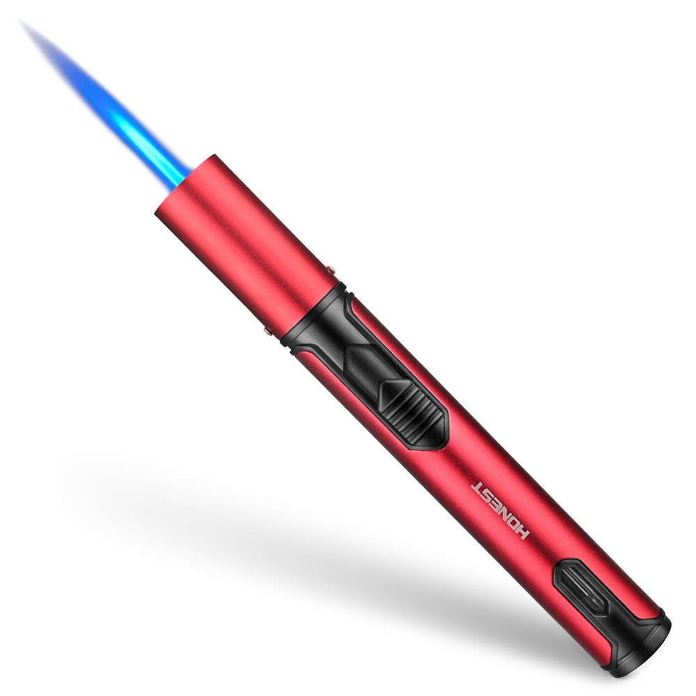 2 PCS Butane Torch Lighter 6 Inch Long Adjustable Windproof Refillable Butane