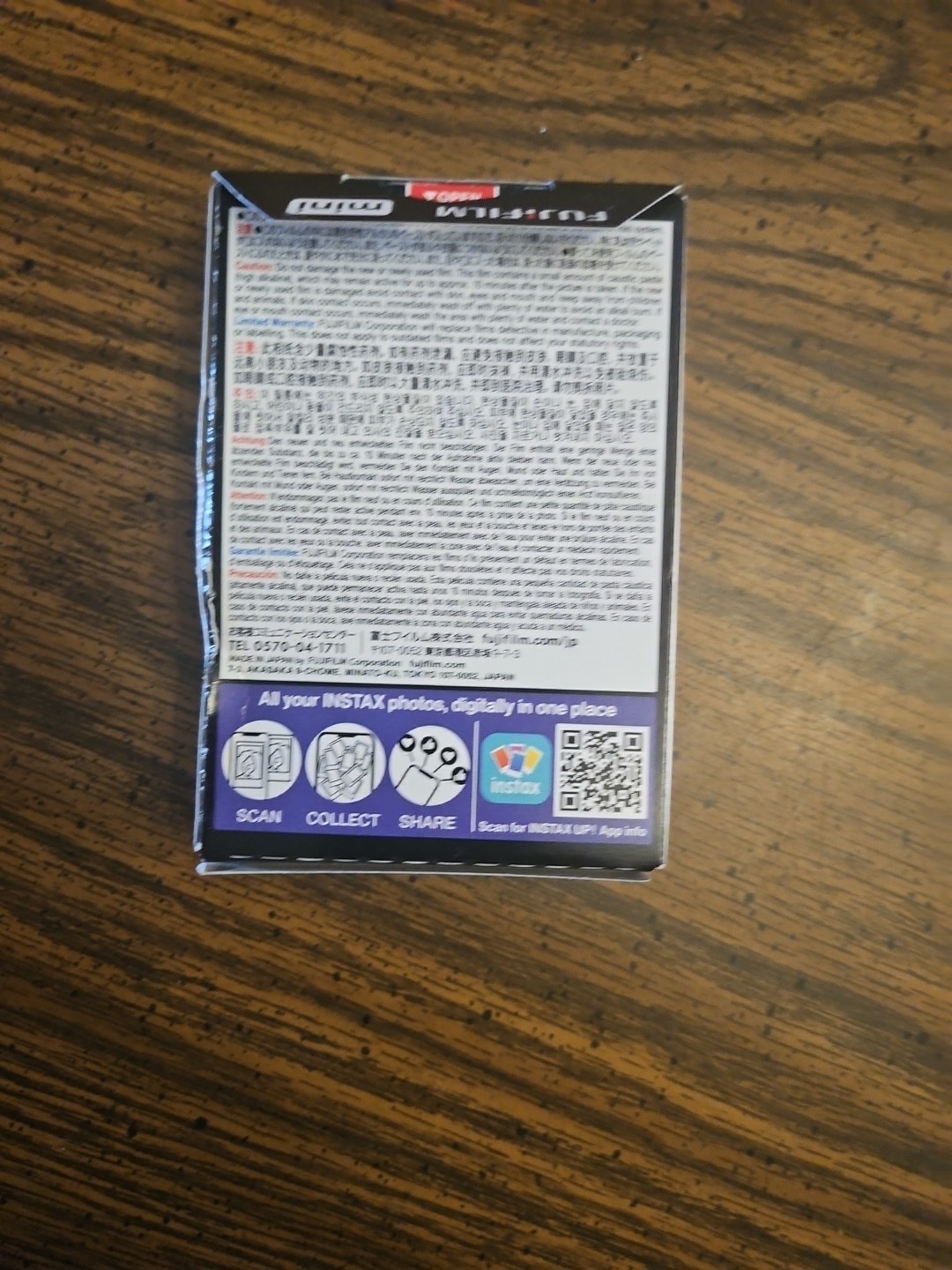 Fujifilm Instax Mini Contact Sheet Instant Film 10 Exposures, For Mini Cameras