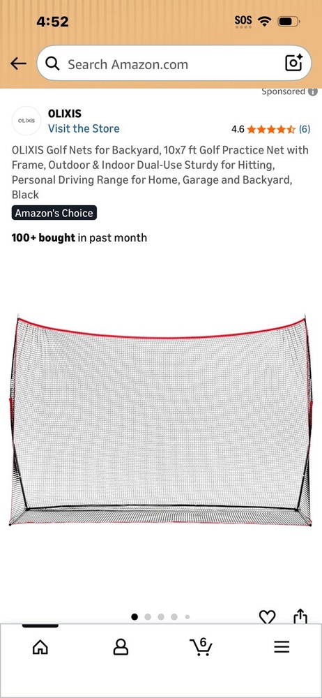 Golf Nets For Backyard 10 X7Ft