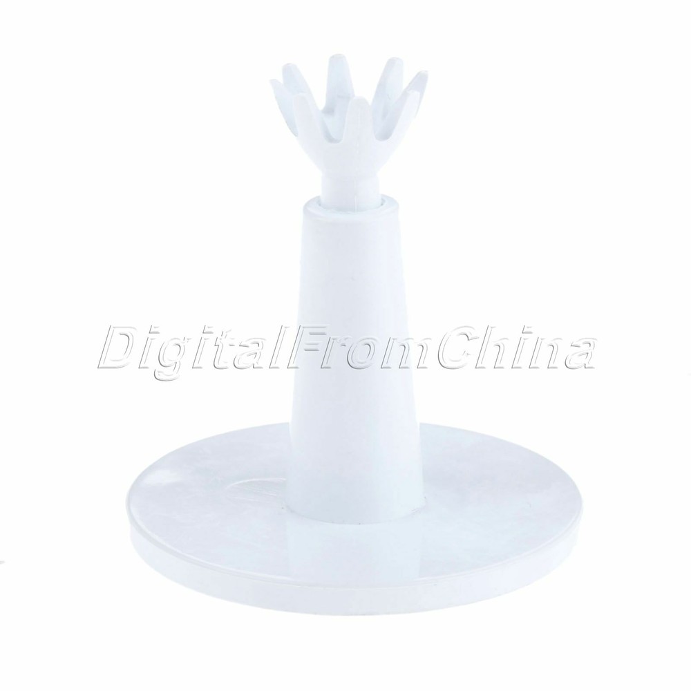 White Practice Golf Range Tees Adjustable Height Range from 2.08-2.88" 2Pc/Set