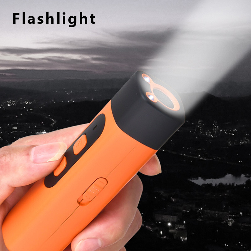 Handheld Ultrasonic Dog Training Anti-Barking Deterrent Silencer Flashlight 50Ft