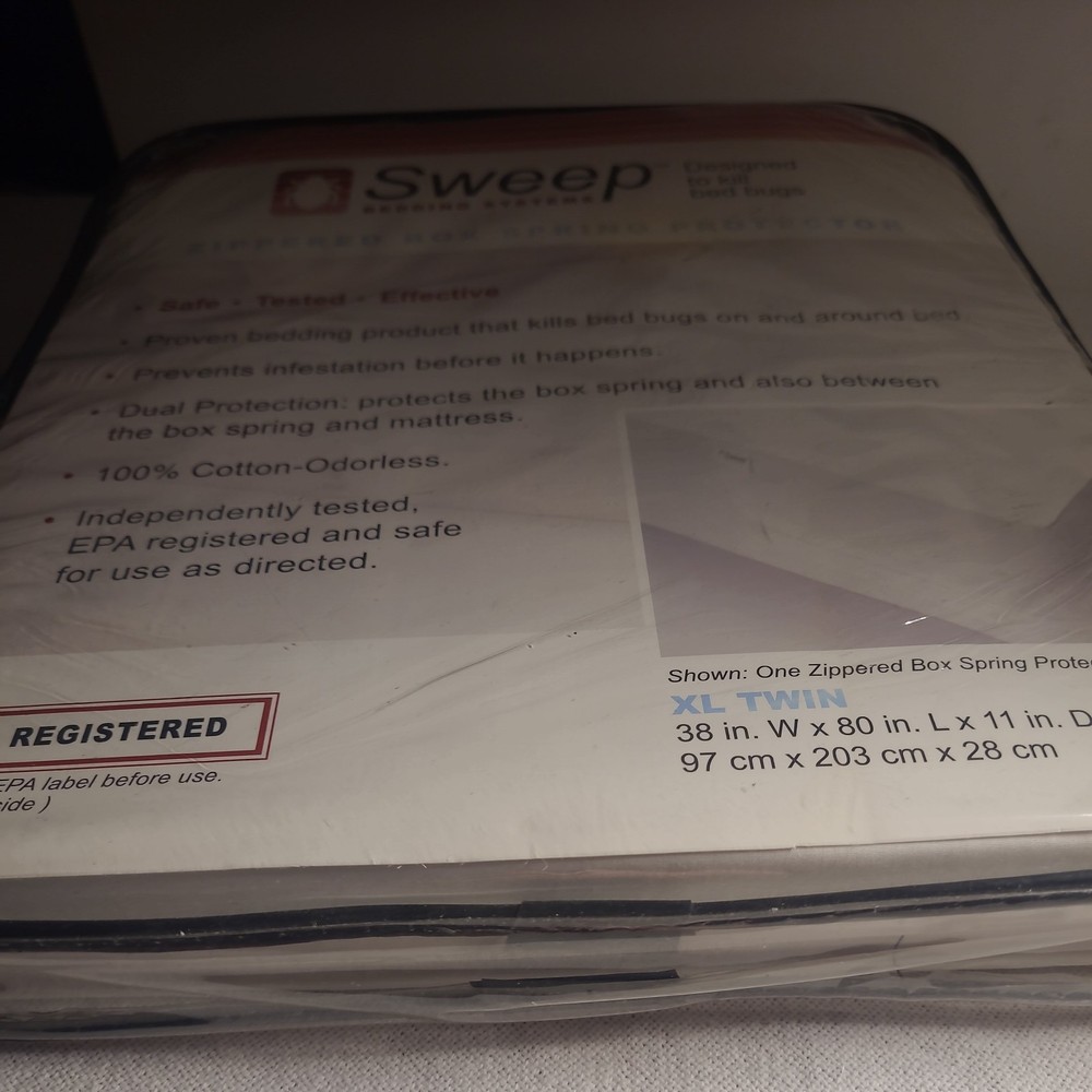 Twin XL Box Spring Encasement Bed Bug Zippered Protector